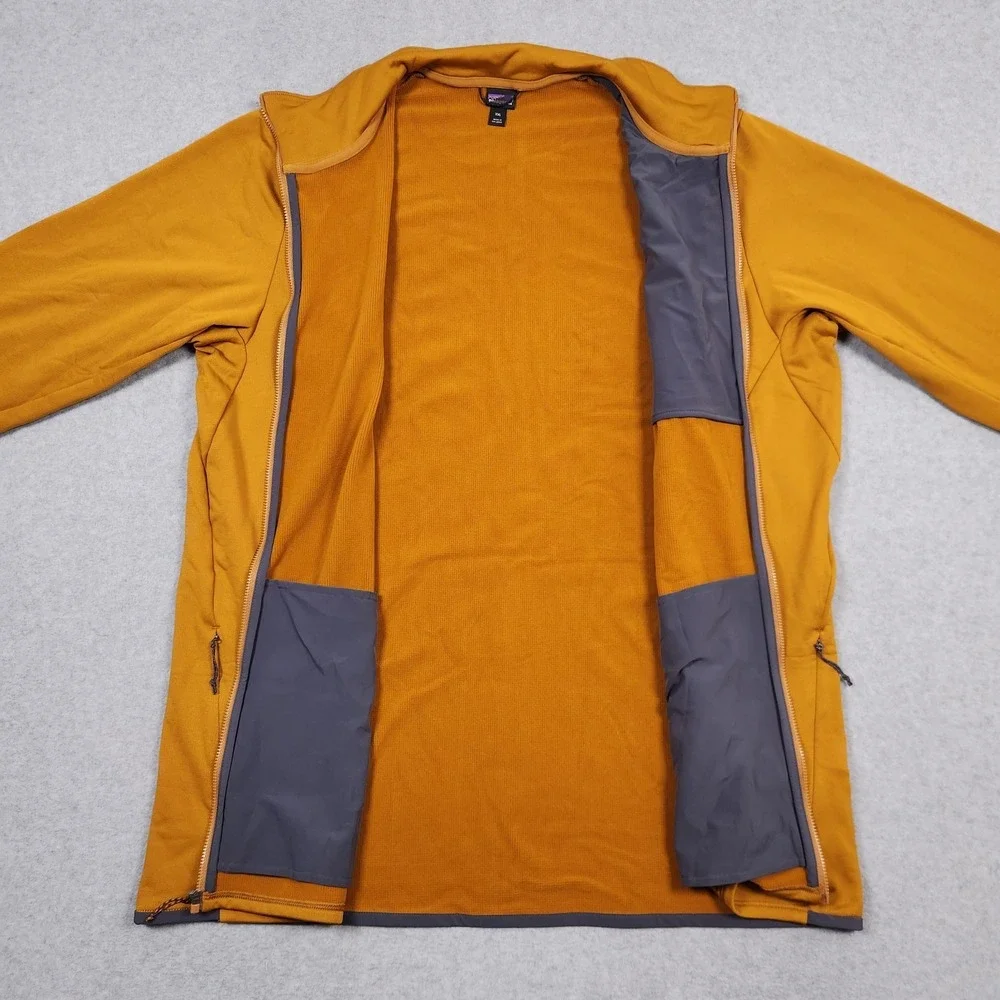 Patagonia Jacket Mens XXL Raptor Brown R1 Thermal Regulator Lightweight 40580